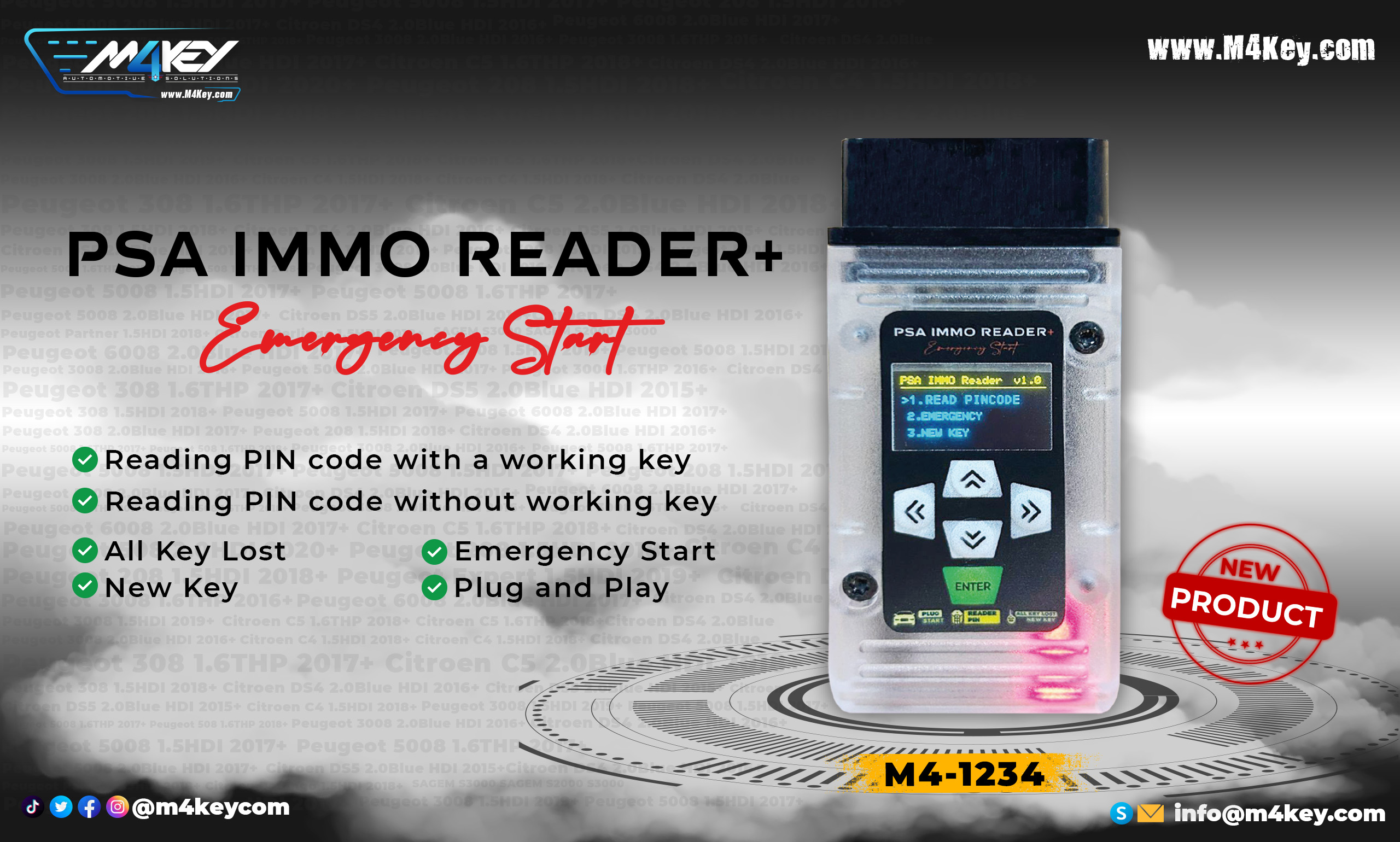 Citroën C-Elysée – PSA Immo Reader – Emergency Start