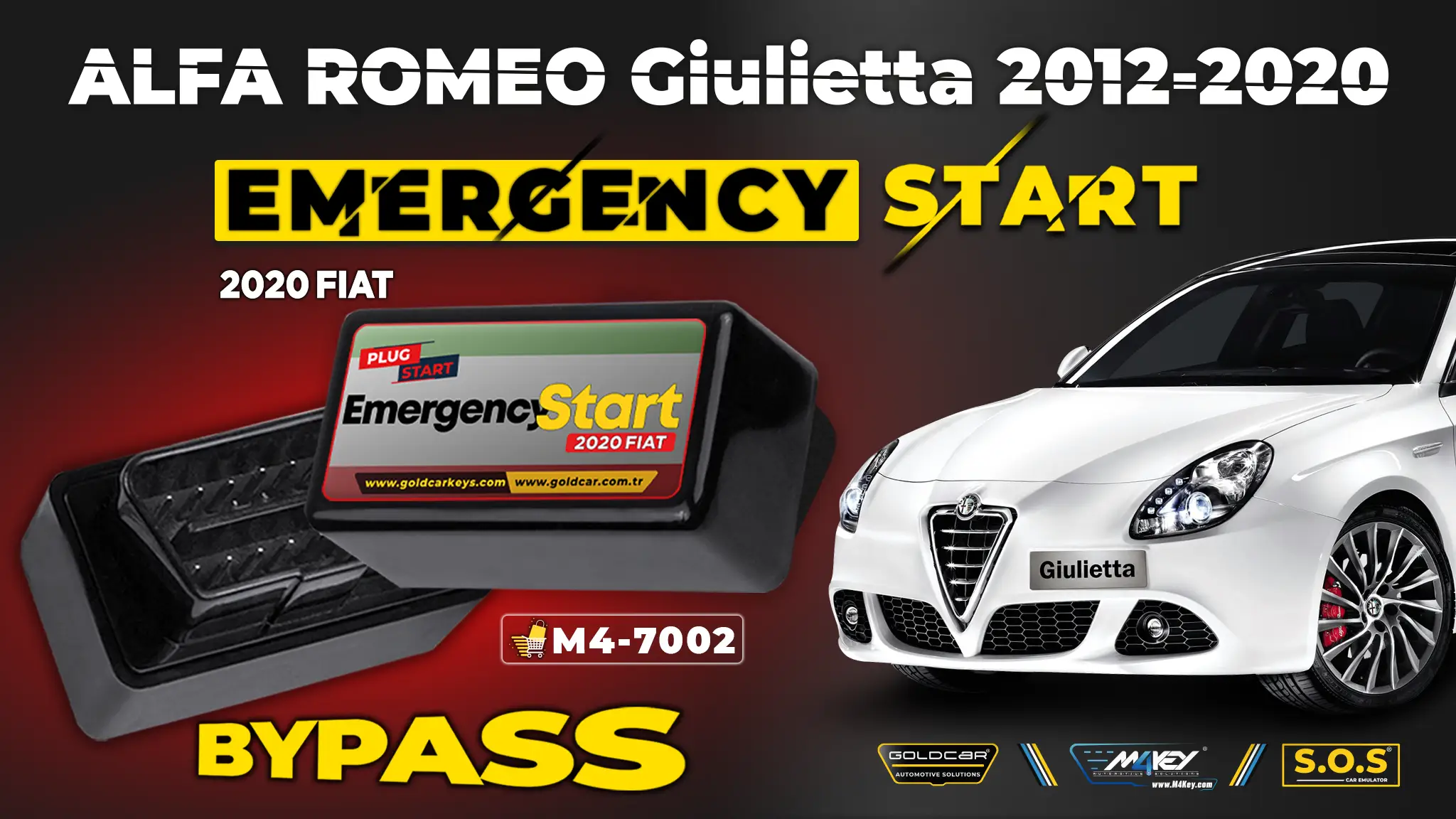 How to use FIAT 2020 Emergency Start / FIAT Bypass Mini Alfa Romeo Giulietta 2012-2020