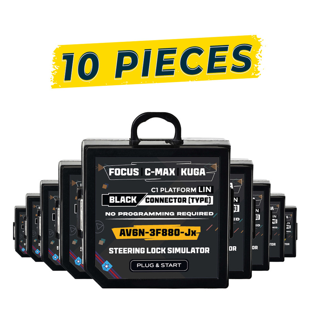 For Ford | Focus | C-Max | Kuga | C1 Platform Line Steering Lock Simulator Emulator 10 Pieces
