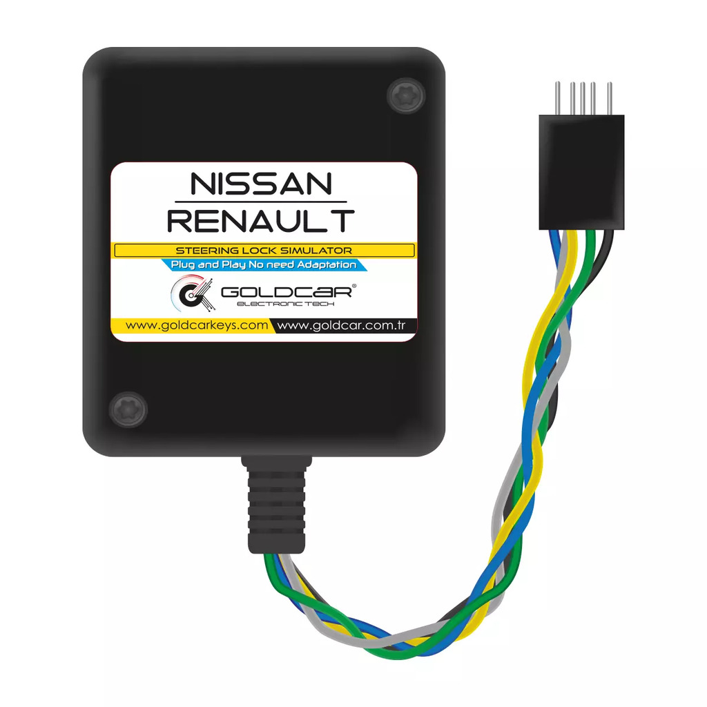 For Renault Talisman Megane-4 Kadjar – Nissan X-Trail Qashqai Steering Lock Emulator Simulator ( WIRED CONNECTOR )