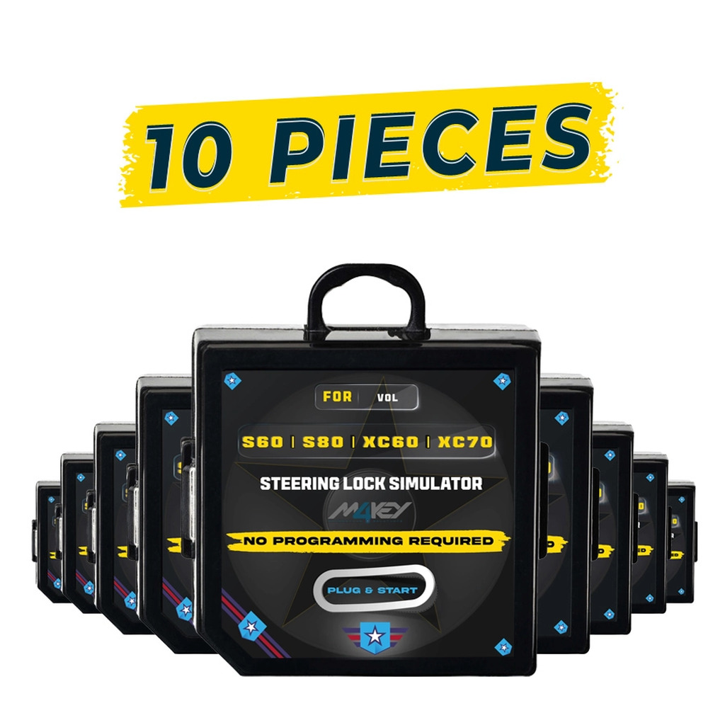 For Volvo | S60 | S80 | XC60 | XC70 | Steering Lock Emulator Simulator 10 Pieces