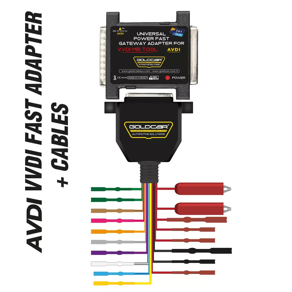 Universal Power Fast Gateway Adapter for VVDI MB Tool Avdi + Cables
